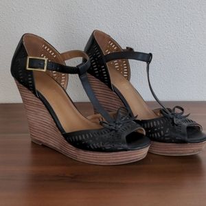 Restricted T strap wedges
